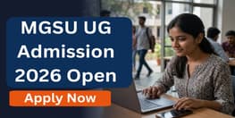 MGSU UG Admission 2026 Open Last Date July 12